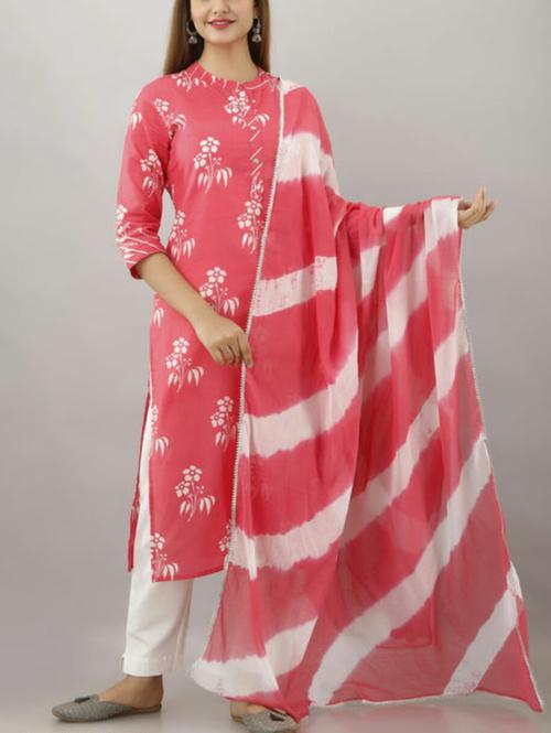 red cotton kurta - 17963565 - Very Small Image - 1
