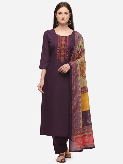 embroidered suit set - 17963572 - Very Small Image - 1