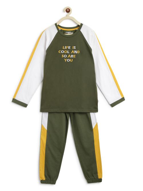 round neck printed pyjama set nightwear - 17963745 - Very Small Image - 1