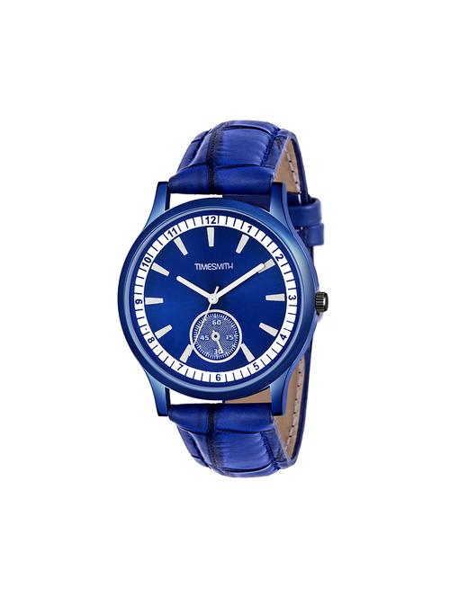 timesmith blue leather blue dial watch for men ctc-007mos - 17963860 - Very Small Image - 1