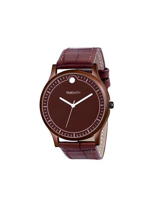 timesmith brown leather brown dial watch for men ctc-008mos - 17963861 - Very Small Image - 1