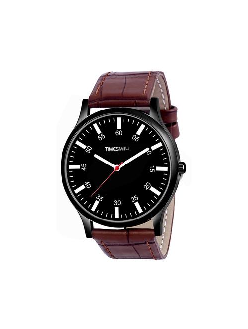 timesmith brown leather black dial watch for men ctc-012mos - 17963865 - Very Small Image - 1