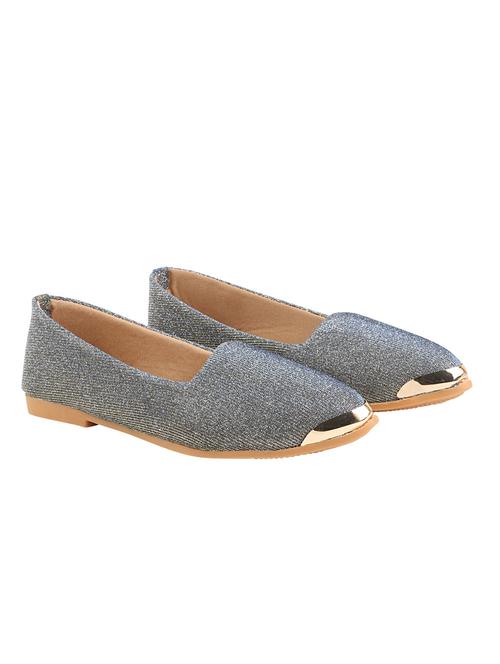 grey synthetic slip on ballerina - 17963965 - Very Small Image - 1