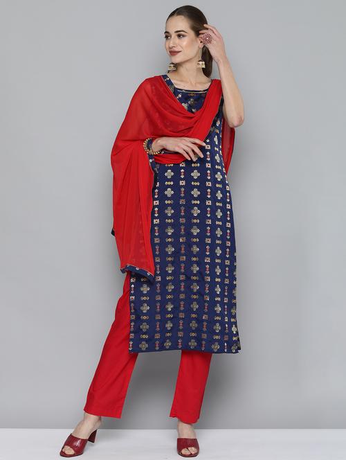 jacquard work suit set - 17964971 - Very Small Image - 1