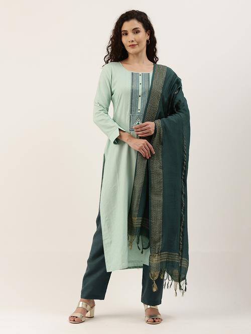 embroidered suit set - 17965050 - Very Small Image - 1