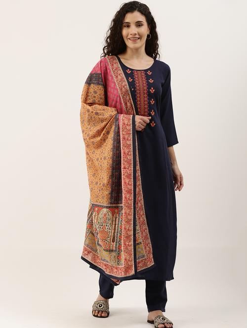 embroidered suit set - 17965057 - Very Small Image - 1