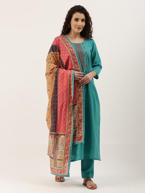 embroidered suit set - 17965059 - Very Small Image - 1