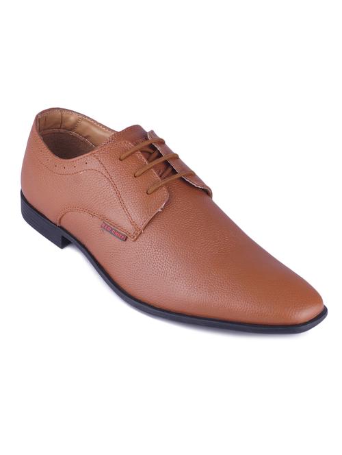 tan leather lace up formal shoes - 17965171 - Very Small Image - 1