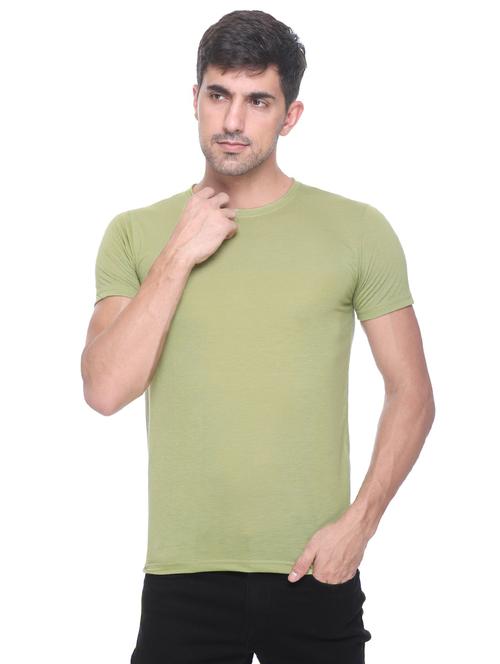 round neck solid t-shirt - 17965219 - Very Small Image - 1