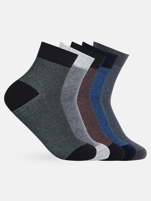 women pack of 5 printed ankle length socks - 17965911 - Very Small Image - 1