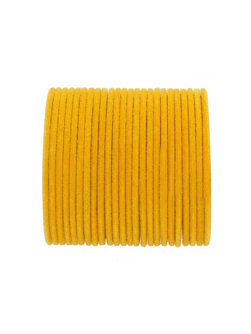 yellow velvet bangle set (24 pc) - 17966074 - Very Small Image - 1