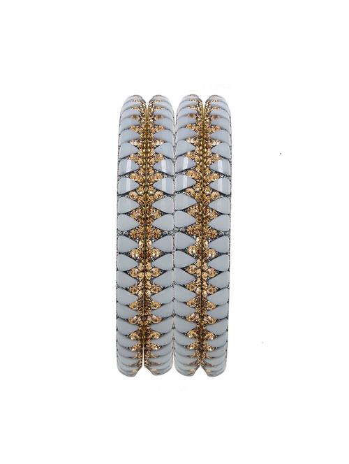 grey cubic zirconia crystal bangle (4 pc) - 17966132 - Very Small Image - 1