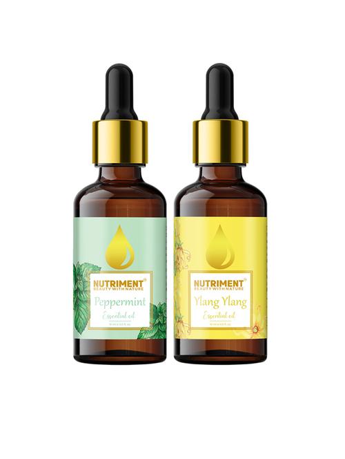 nutriment ylang-ylang & peppermint essential oil, 15ml each (combo of 2) - 17967989 - Very Small Image - 1