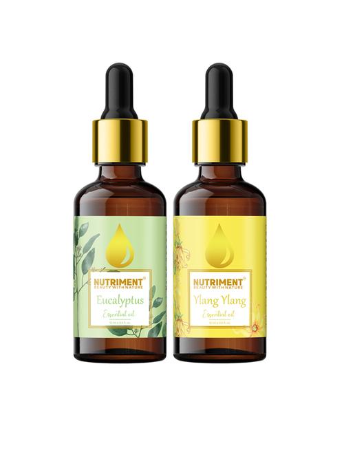 nutriment ylang-ylang & eucalyptus essential oil, 15ml each (combo of 2) - 17967990 - Very Small Image - 1