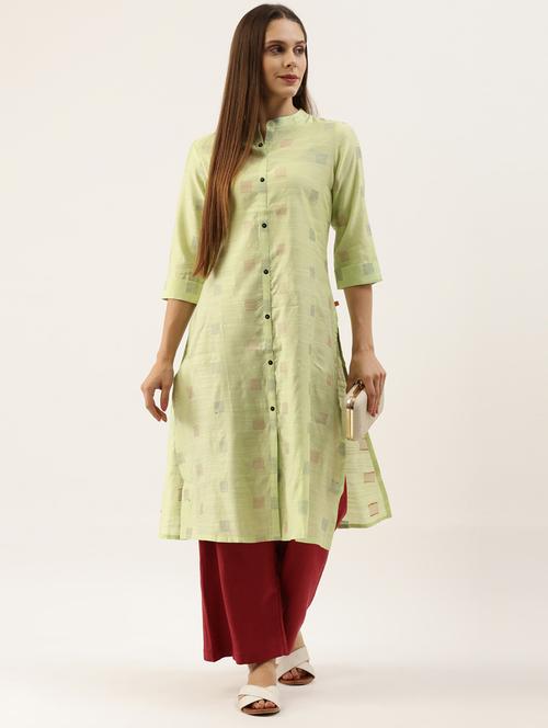 printed a-line kurta - 17968546 - Very Small Image - 1