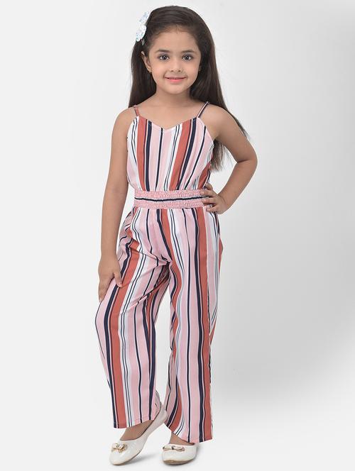 cami neck striped full length jumpsuit - 17968724 - Very Small Image - 1