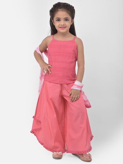 pink laced suit set - 17968741 - Very Small Image - 1