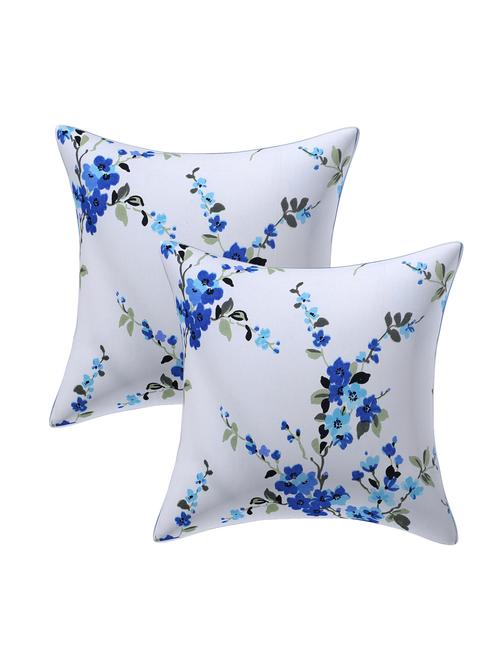 texstylers cotton canvas 200 tc block printed 16x16 inches jaipuri style cushion cover(pack of 2) - 17968989 - Very Small Image - 1