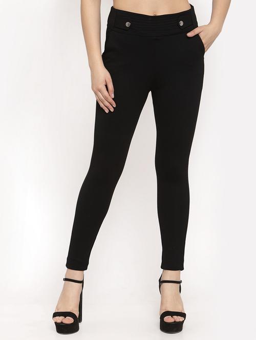 high rise solid jegging - 17970409 - Very Small Image - 1