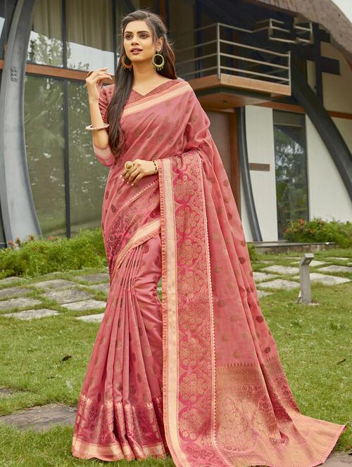 self design woven saree - 17970699 - Very Small Image - 1