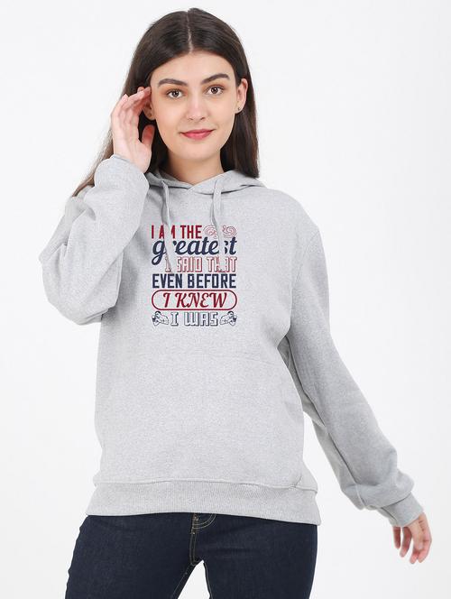 graphic printed hooded sweatshirt - 17971156 - Very Small Image - 1