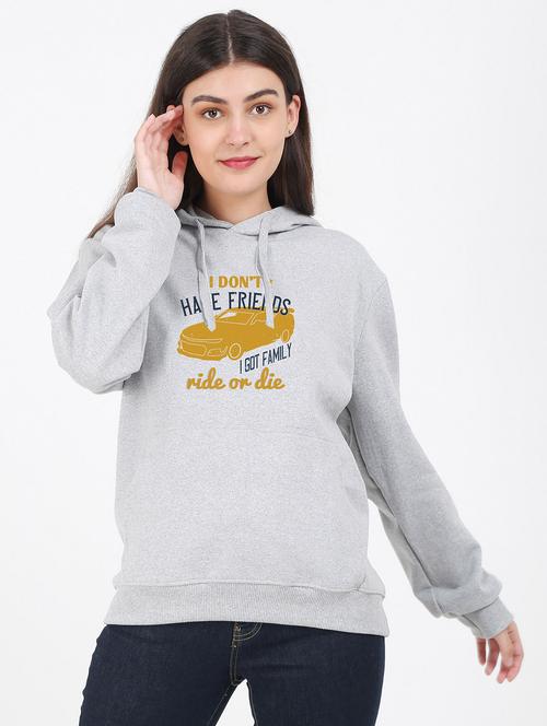 graphic printed hooded sweatshirt - 17971159 - Very Small Image - 1
