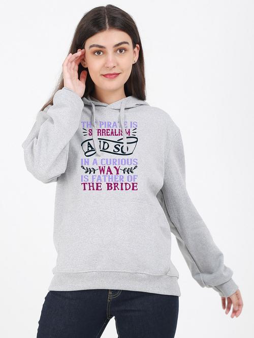 hooded neck graphic sweatshirt - 17971170 - Very Small Image - 1