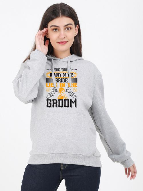 hooded neck graphic sweatshirt - 17971176 - Very Small Image - 1