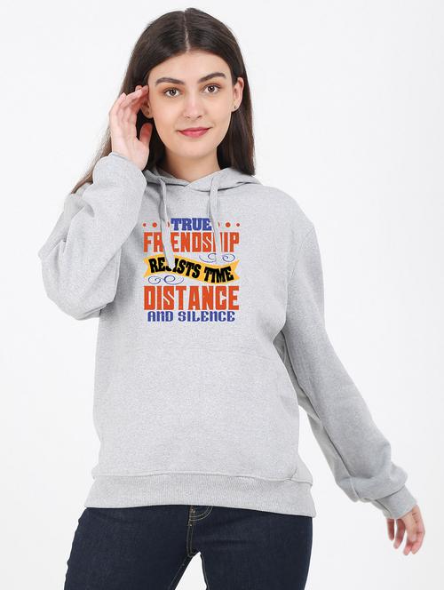 hooded neck graphic sweatshirt - 17971189 - Very Small Image - 1