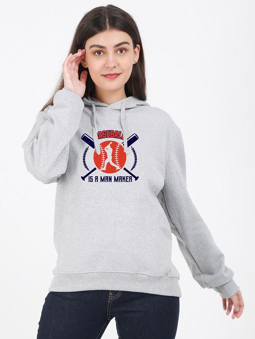 hooded neck graphic sweatshirt - 17971222 - Very Small Image - 1