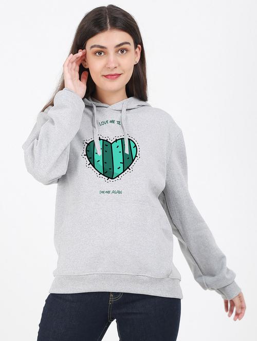 hooded neck graphic sweatshirt - 17971265 - Very Small Image - 1