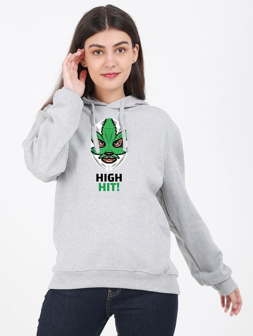 hooded neck graphic sweatshirt - 17971266 - Very Small Image - 1