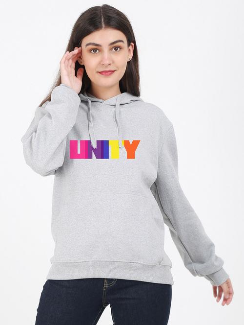 hooded neck graphic sweatshirt - 17971270 - Very Small Image - 1