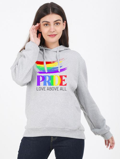 hooded neck graphic sweatshirt - 17971277 - Very Small Image - 1