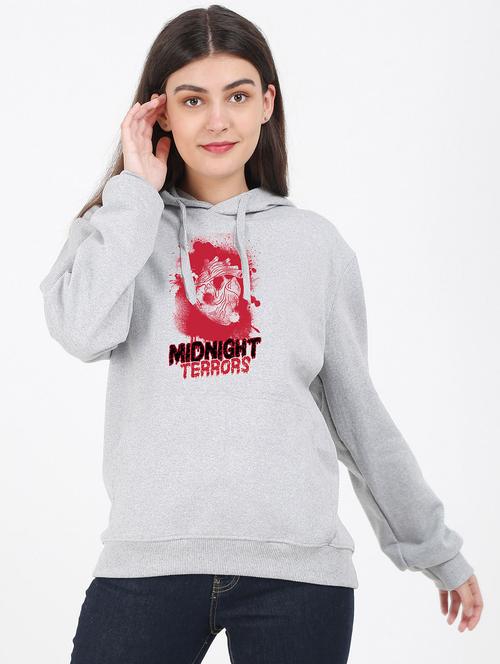 hooded neck graphic sweatshirt - 17971306 - Very Small Image - 1