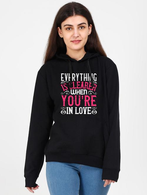 hooded neck graphic sweatshirt - 17971324 - Very Small Image - 1