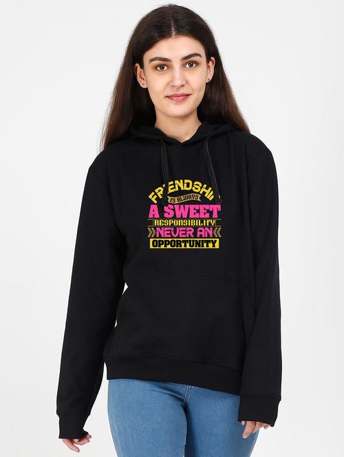 hooded neck graphic sweatshirt - 17971336 - Very Small Image - 1