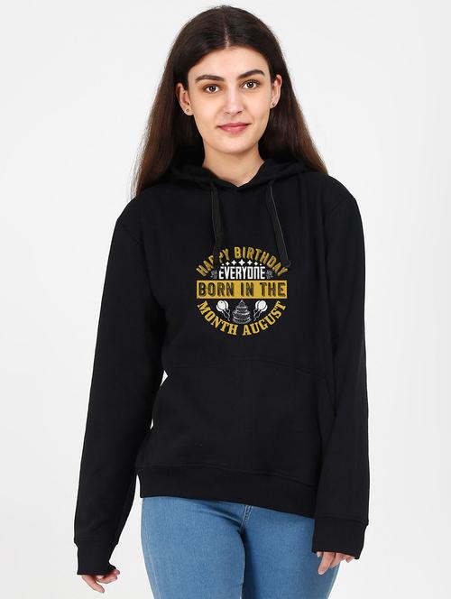 hooded neck graphic sweatshirt - 17971348 - Very Small Image - 1