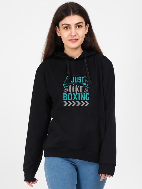 hooded neck graphic sweatshirt - 17971382 - Very Small Image - 1