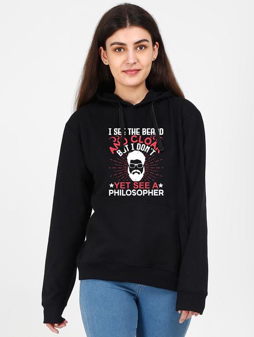 hooded neck graphic sweatshirt - 17971402 - Very Small Image - 1