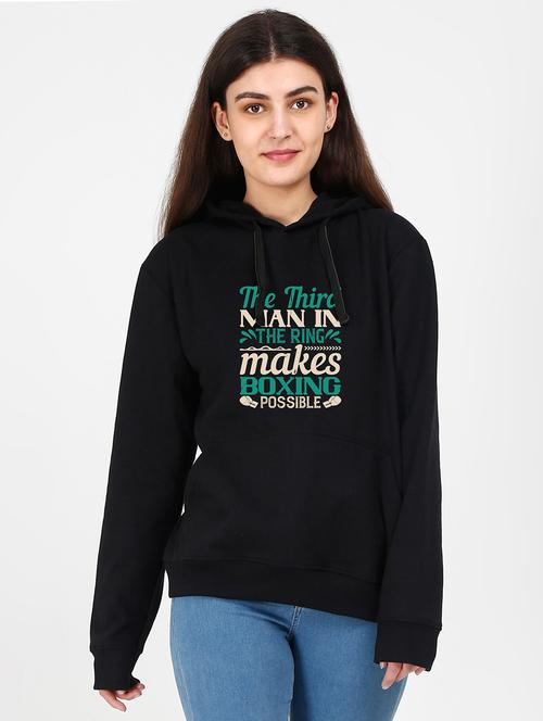 hooded neck graphic sweatshirt - 17971421 - Very Small Image - 1