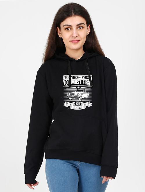 hooded neck graphic sweatshirt - 17971442 - Very Small Image - 1