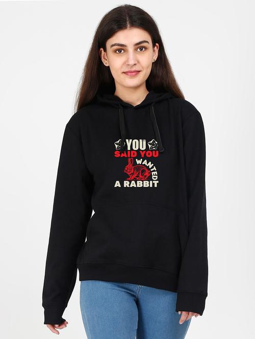 hooded neck graphic sweatshirt - 17971503 - Very Small Image - 1