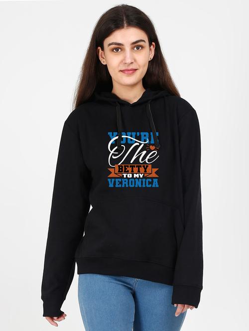 hooded neck graphic sweatshirt - 17971505 - Very Small Image - 1
