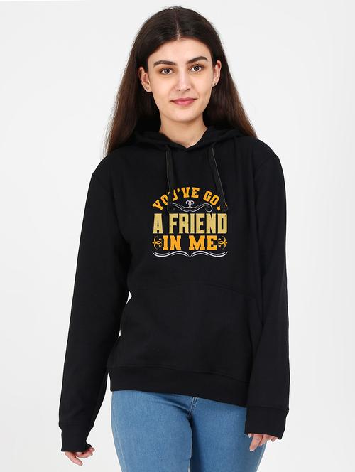 hooded neck graphic sweatshirt - 17971506 - Very Small Image - 1