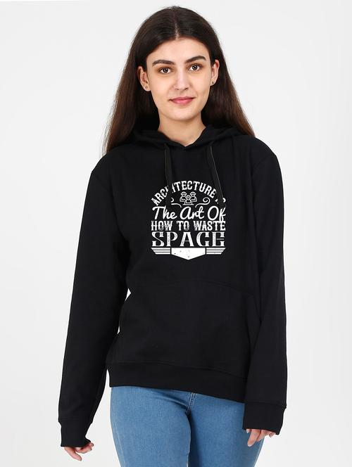hooded neck graphic sweatshirt - 17971515 - Very Small Image - 1