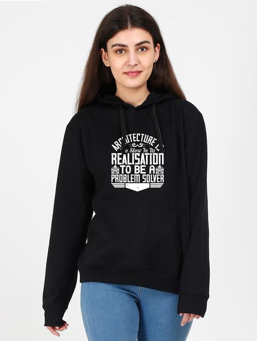 hooded neck graphic sweatshirt - 17971517 - Very Small Image - 1