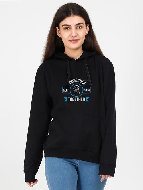 hooded neck graphic sweatshirt - 17971529 - Very Small Image - 1