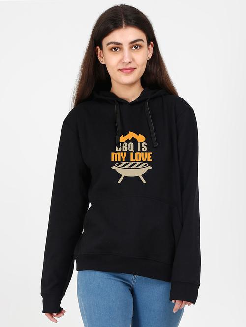 hooded neck graphic sweatshirt - 17971551 - Very Small Image - 1