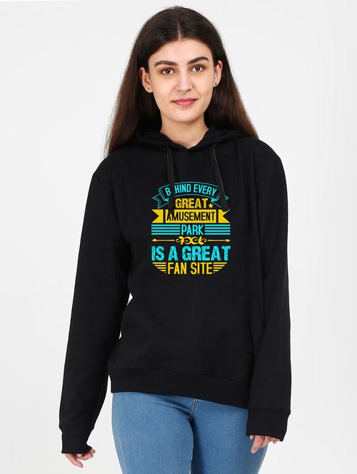 hooded neck graphic sweatshirt - 17971563 - Very Small Image - 1